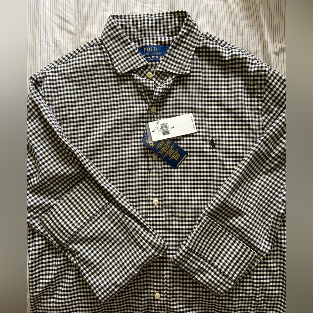 Ralph Lauren Dress Shirt - Large (Slim Fit)